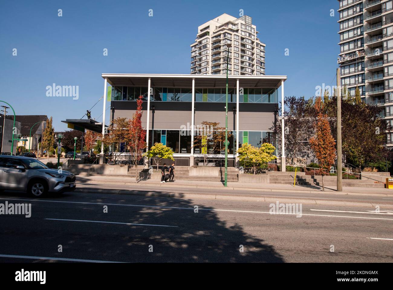 Burnaby Public Library, Burnaby, British Columbia, Canada Stock Photo