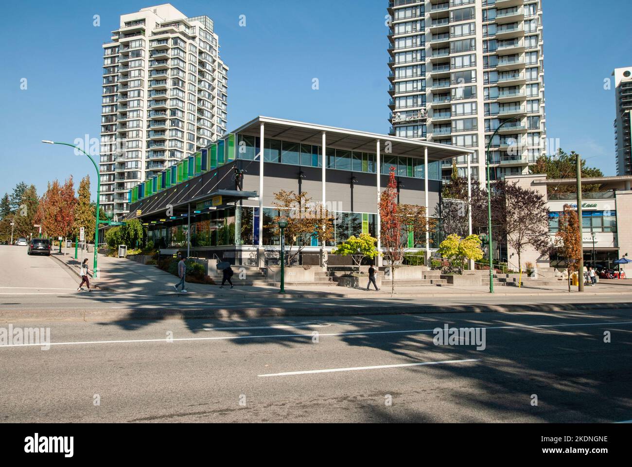 Burnaby Public Library, Burnaby, British Columbia, Canada Stock Photo