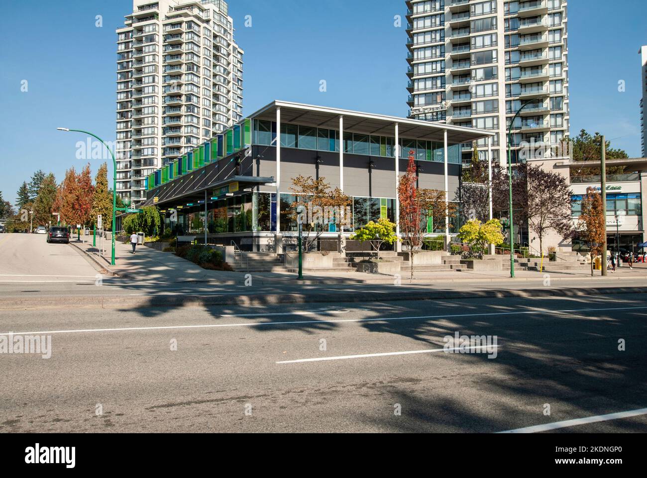 Burnaby Public Library, Burnaby, British Columbia, Canada Stock Photo