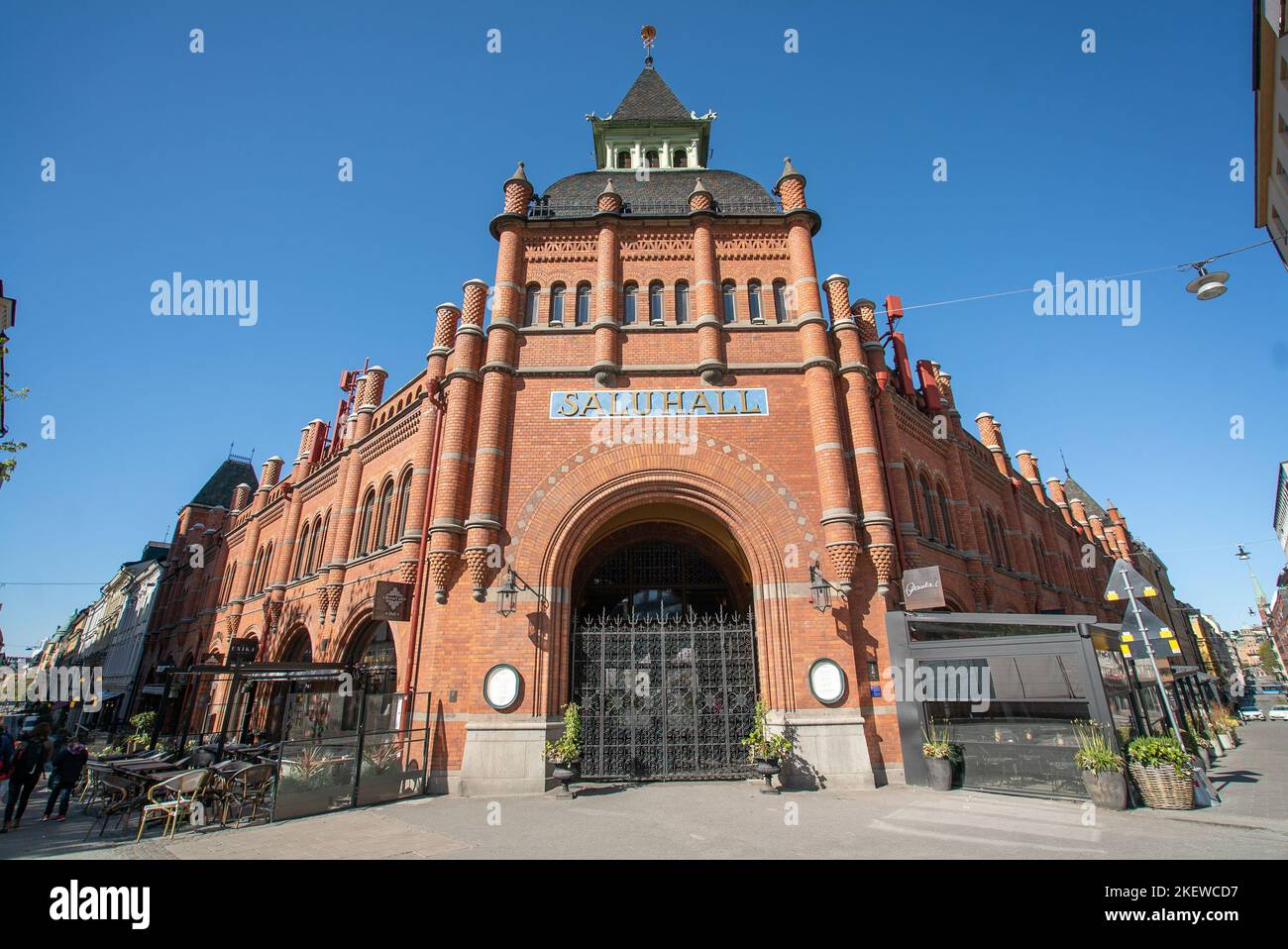 Östermalms Saluhall- Stockholm, Sweden. Stock Photo