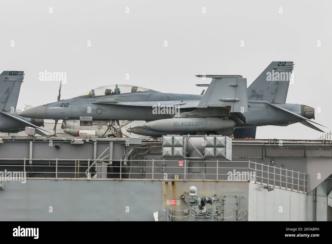 USS GERALD R FORD Stock Photo