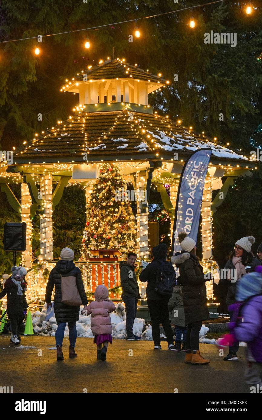 Heritage Christmas, Burnaby Village Museum, Burnaby, British Columbia, Canada Stock Photo