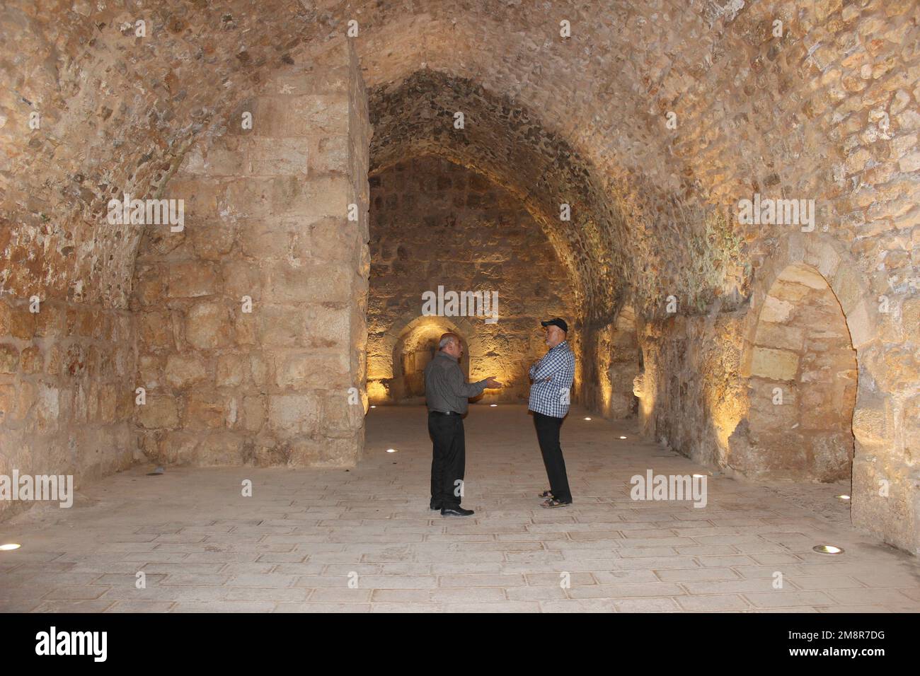 Ajloun Castle, Jordan - Interior Stock Photo