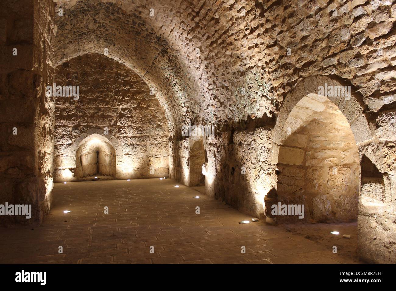 Ajloun Castle, Jordan - Interior Stock Photo