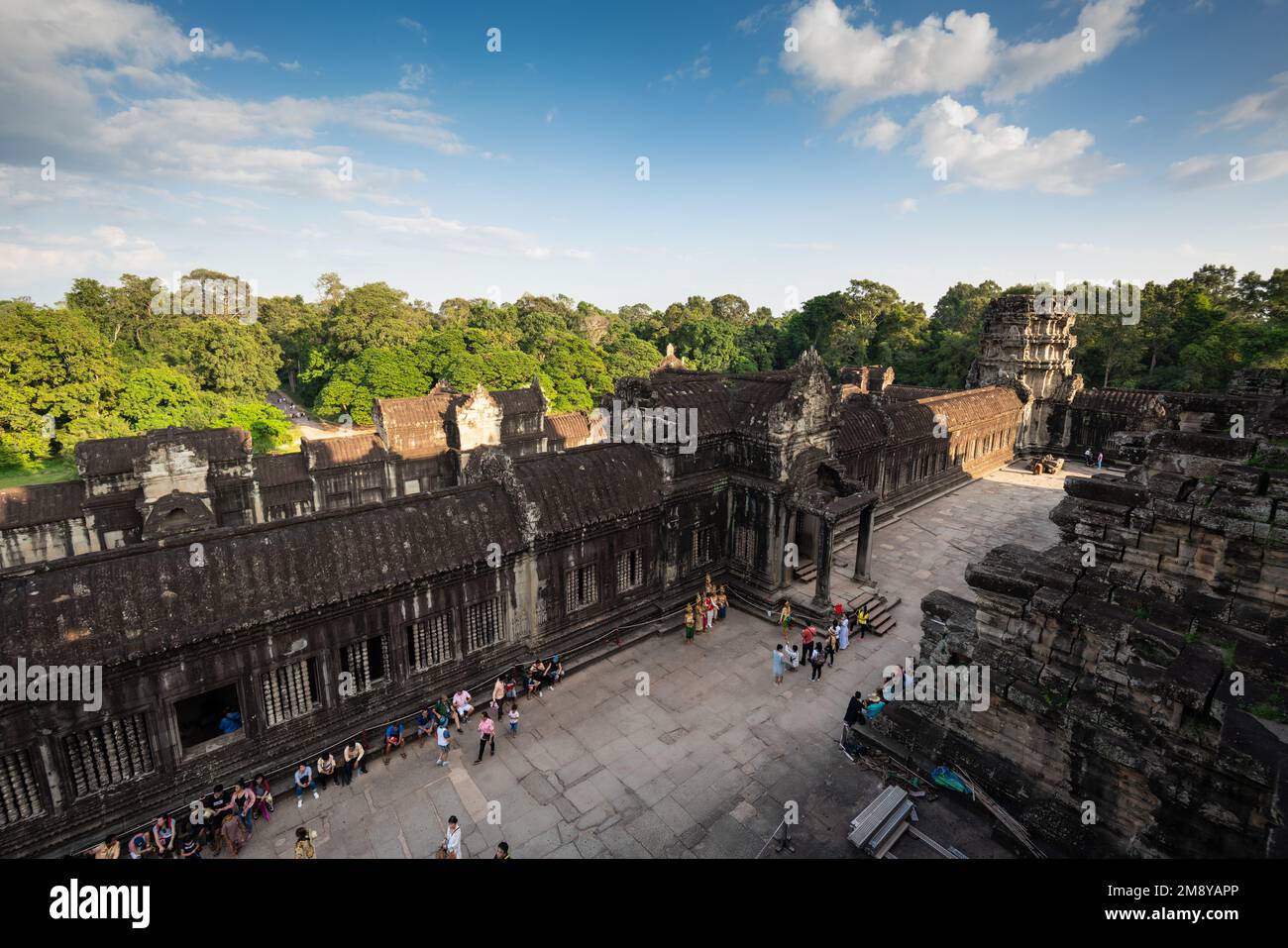 Angkor Wat in Cambodia Stock Photo