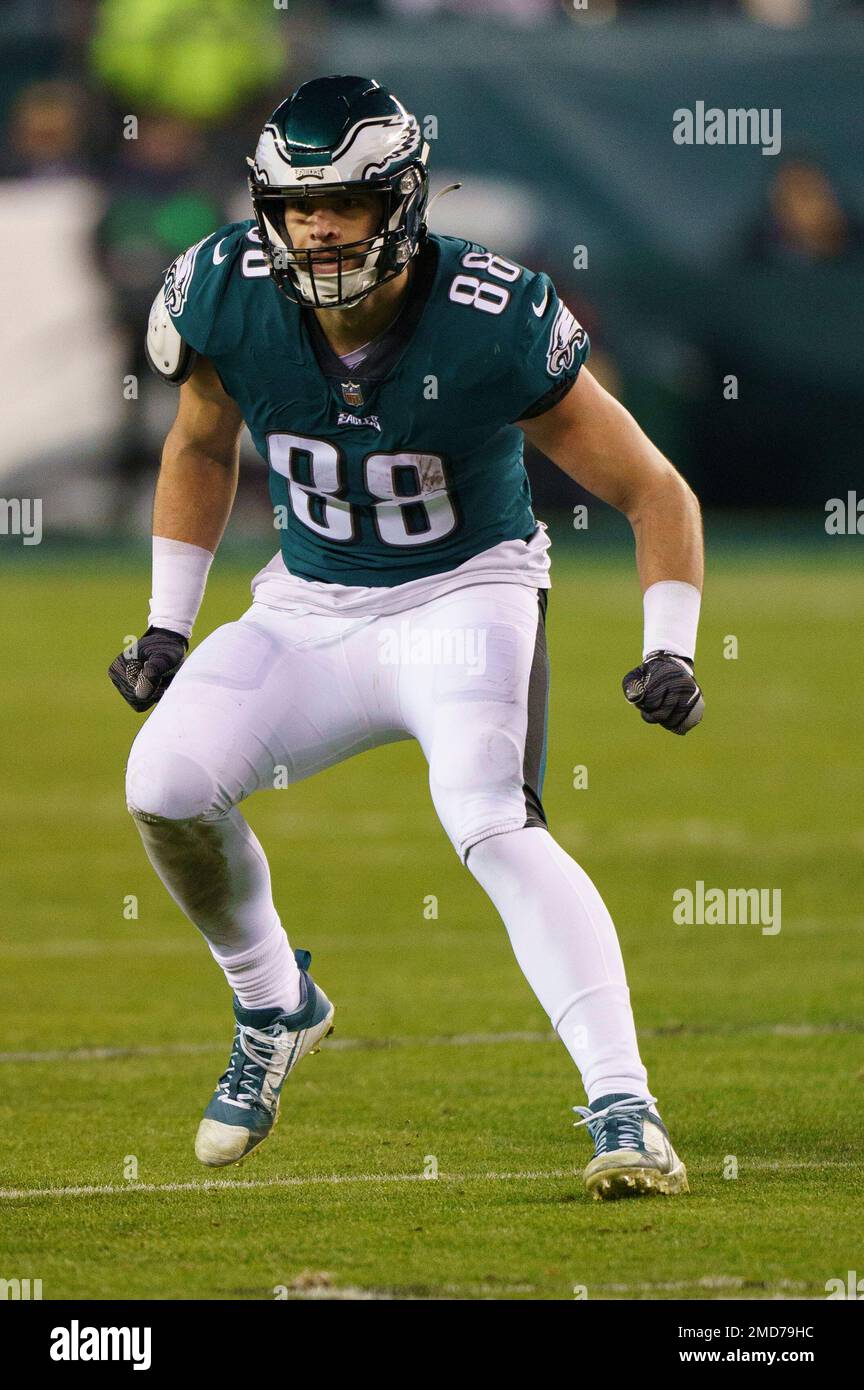 Philadelphia Eagles tight end Dallas Goedert (88) in action during the ...