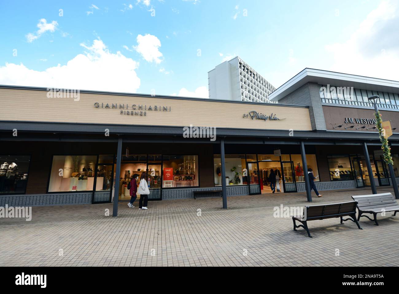 Gotemba Premium Outlets in Shizuoka, Japan. Stock Photo