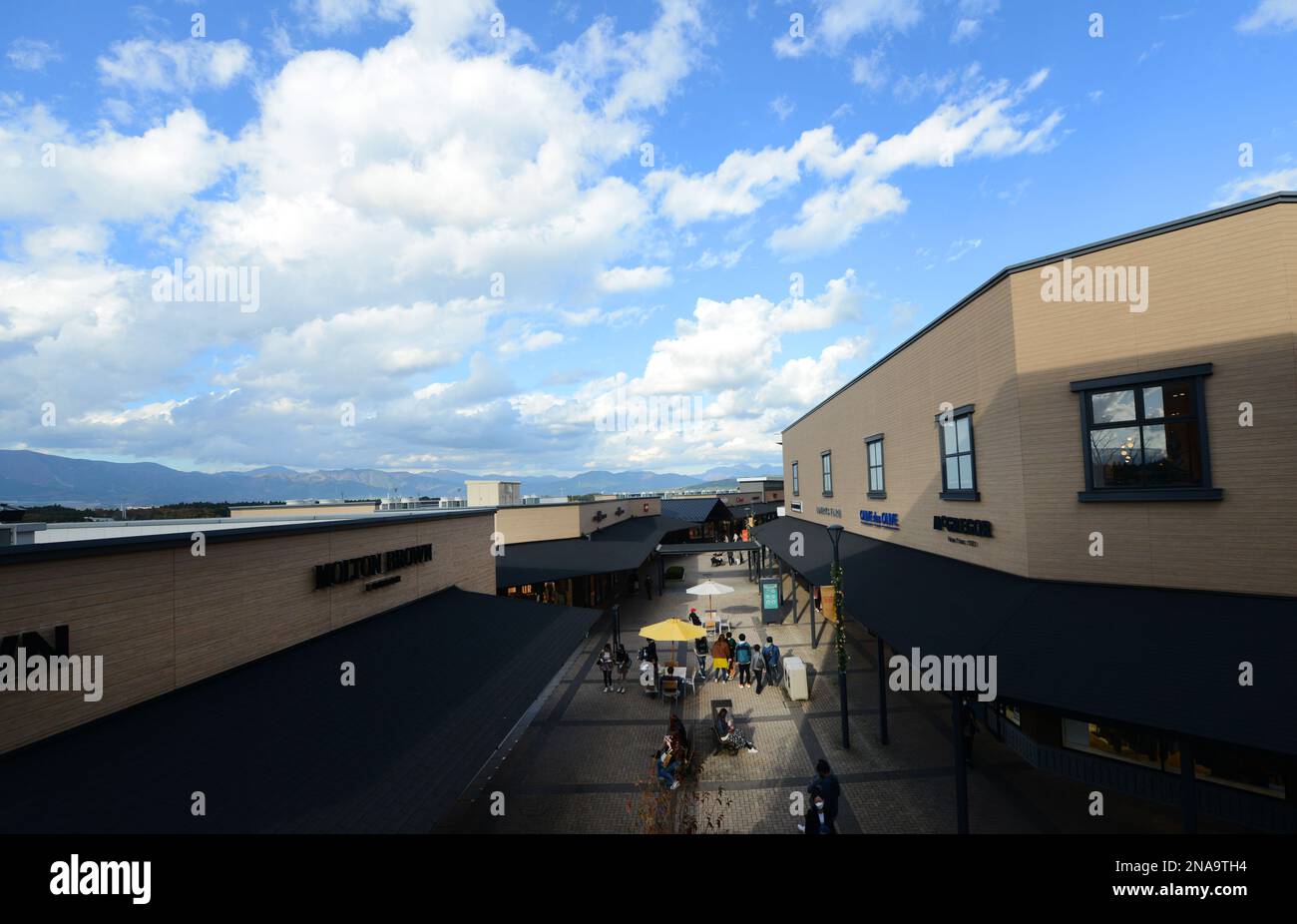 Gotemba Premium Outlets in Shizuoka, Japan. Stock Photo