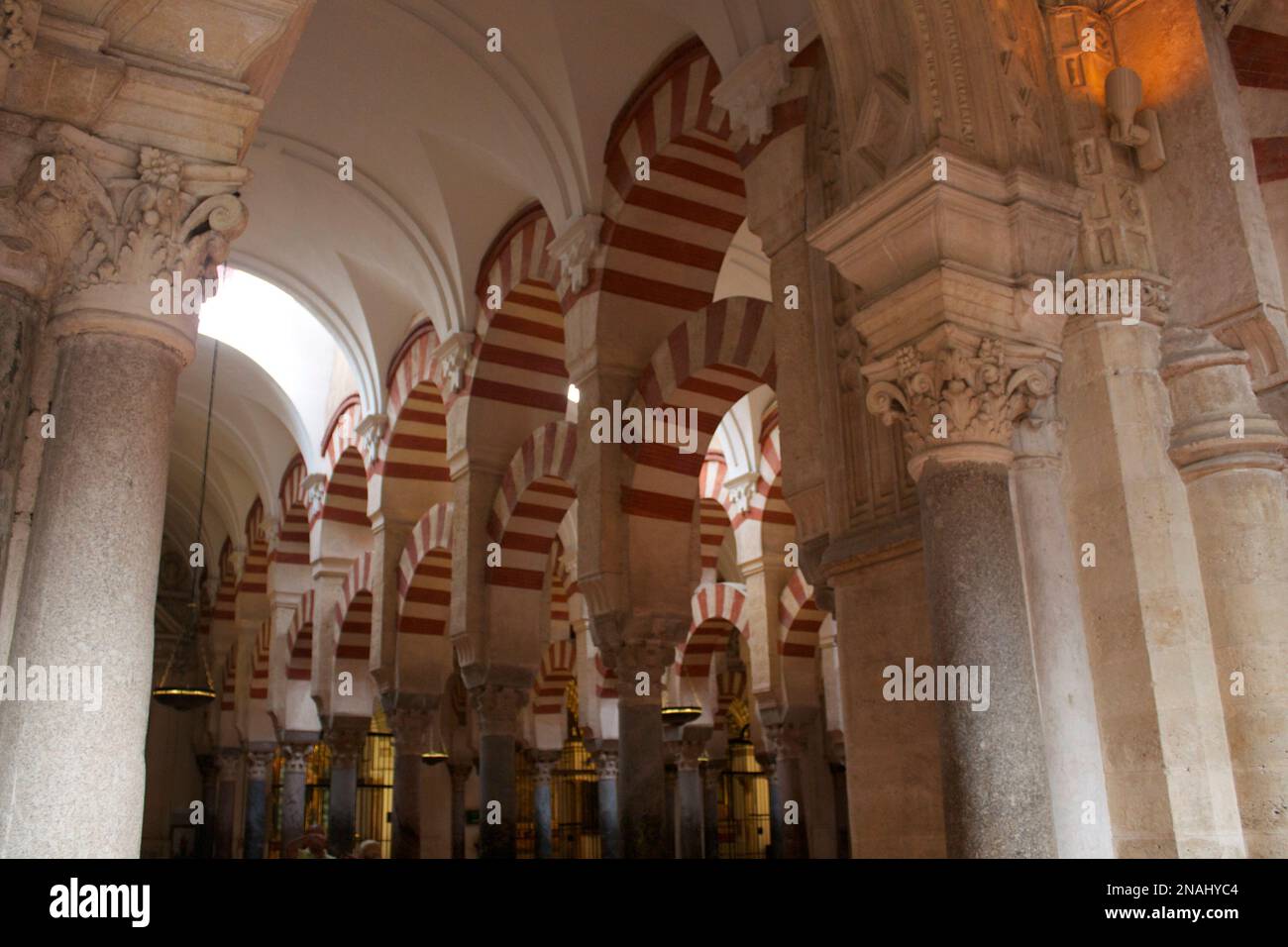 Hypostyle Prayer Hall, Mezquita, Cordoba, Andalusia, Spain Stock Photo