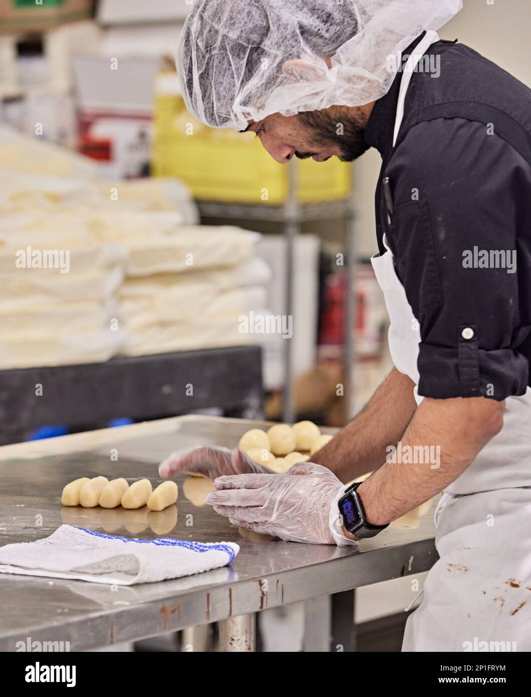 Bakery workers Stock Photo