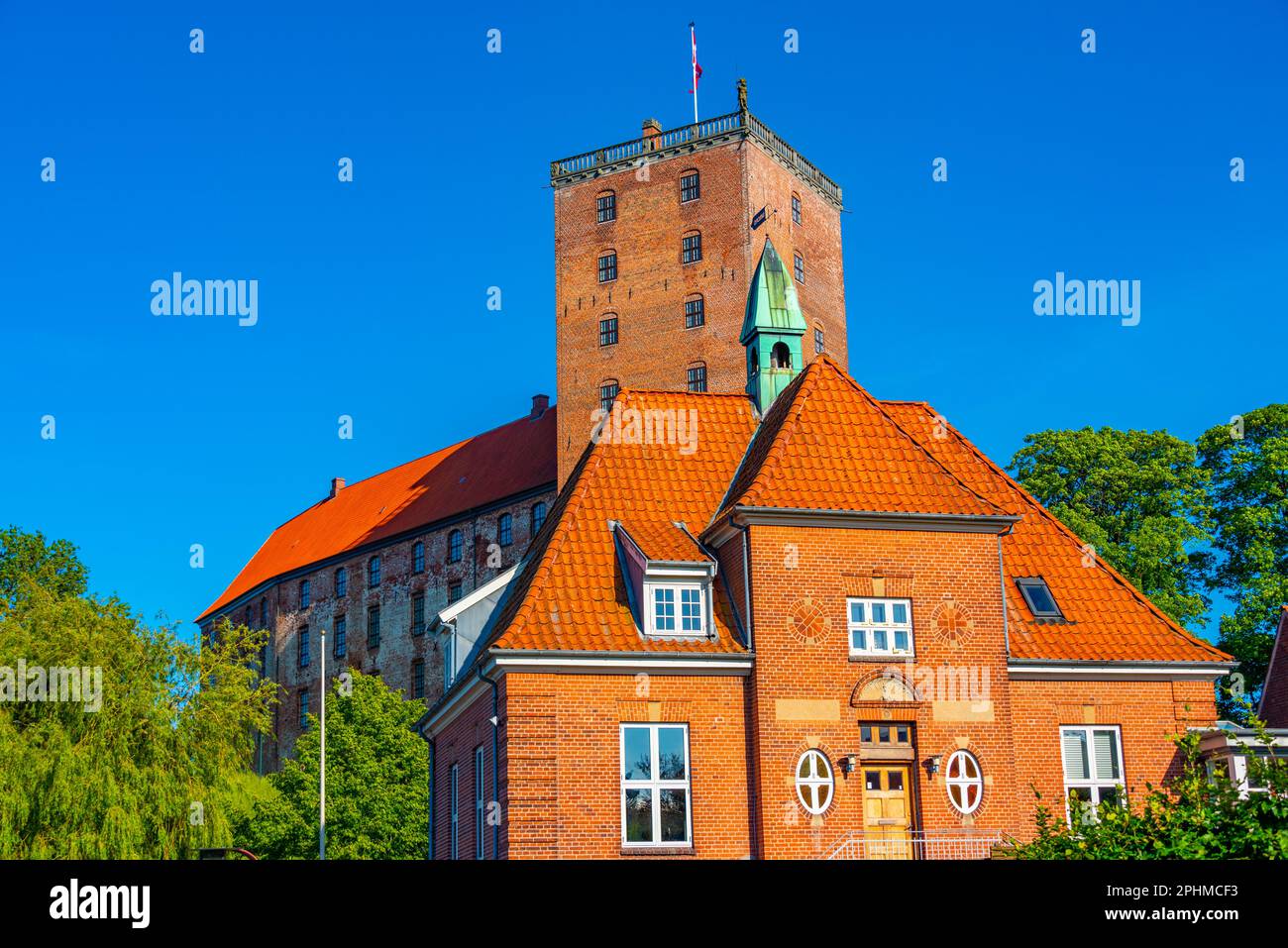 Koldinghus castle in Danish town Kolding. Stock Photo