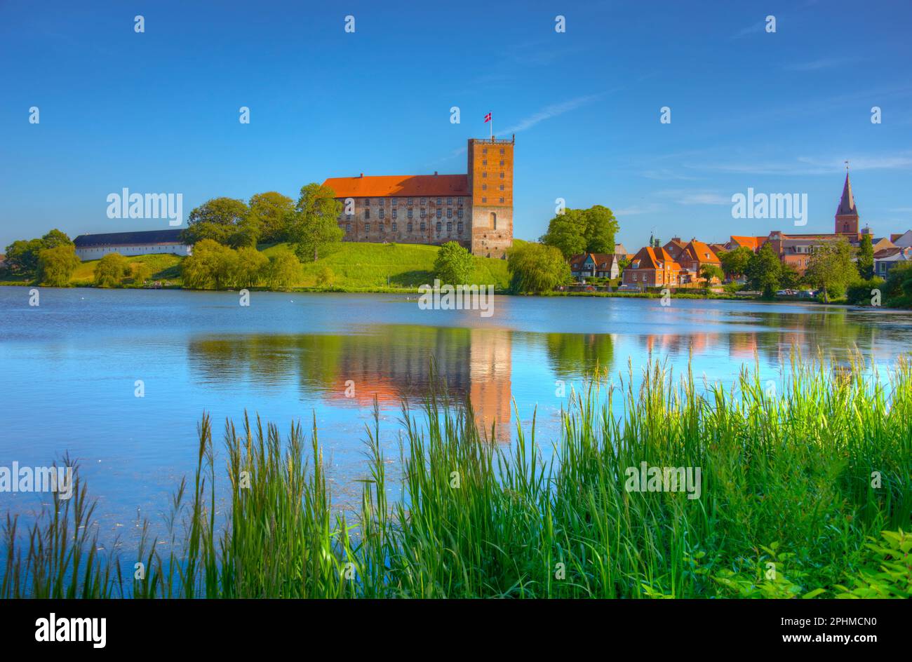 Koldinghus castle in Danish town Kolding. Stock Photo