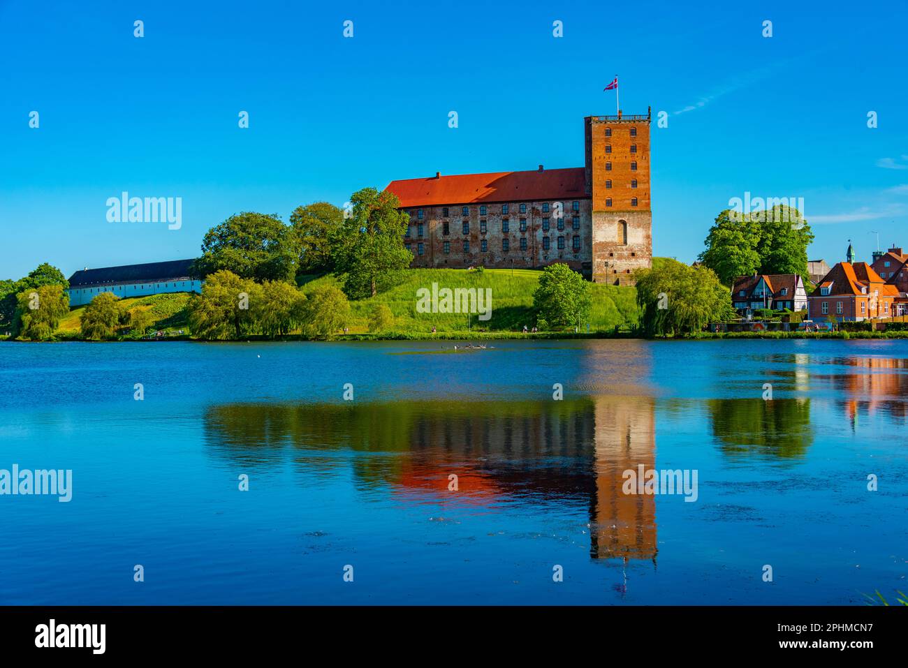 Koldinghus castle in Danish town Kolding. Stock Photo