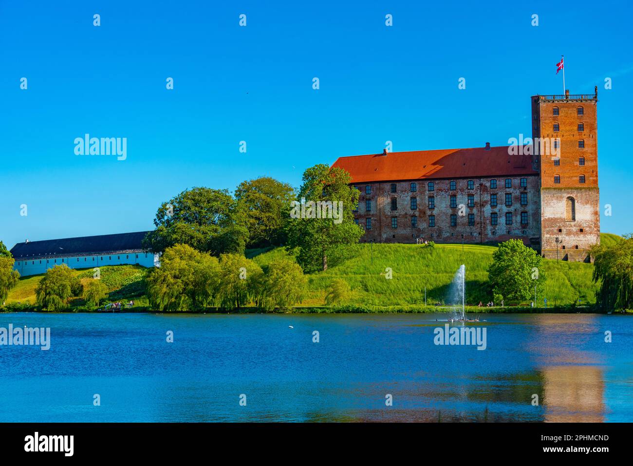 Koldinghus castle in Danish town Kolding. Stock Photo