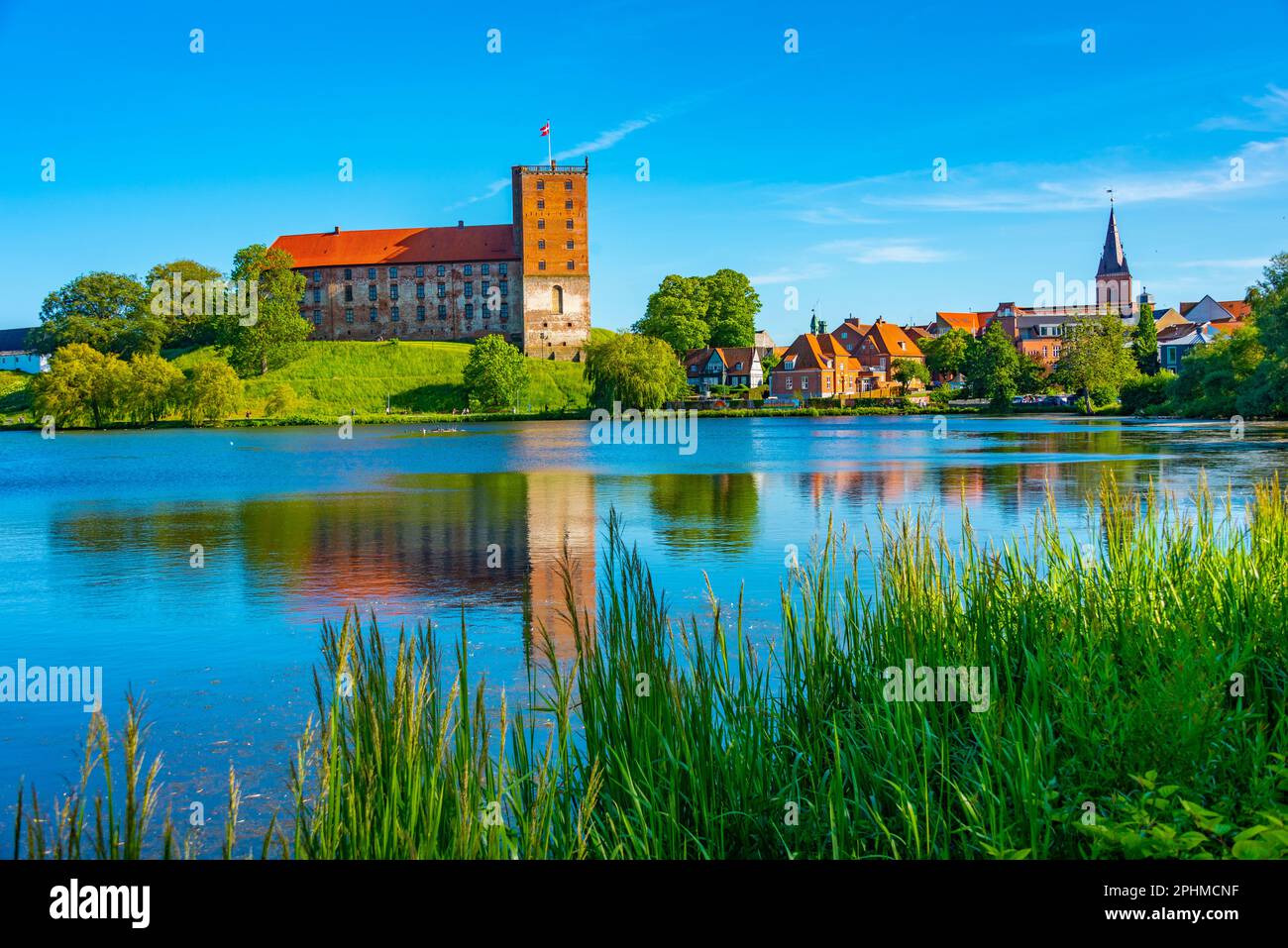 Koldinghus castle in Danish town Kolding. Stock Photo