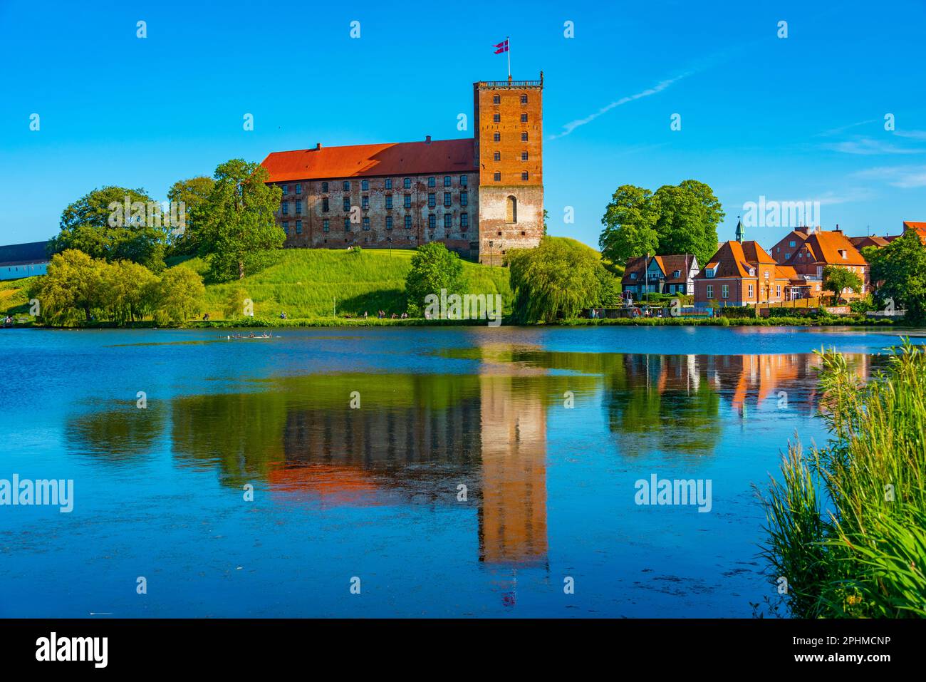 Koldinghus castle in Danish town Kolding. Stock Photo