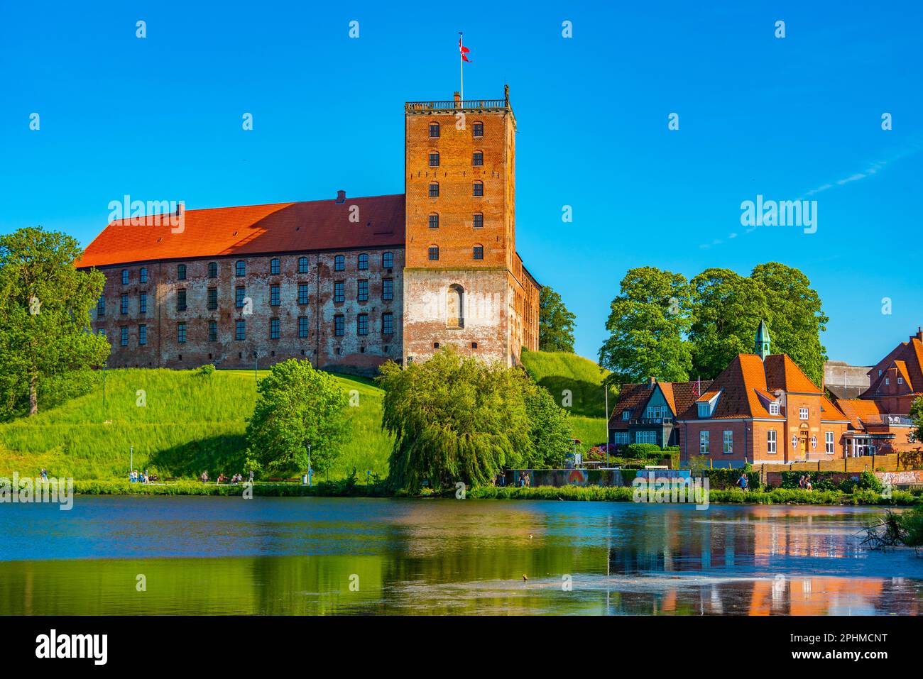 Koldinghus castle in Danish town Kolding. Stock Photo