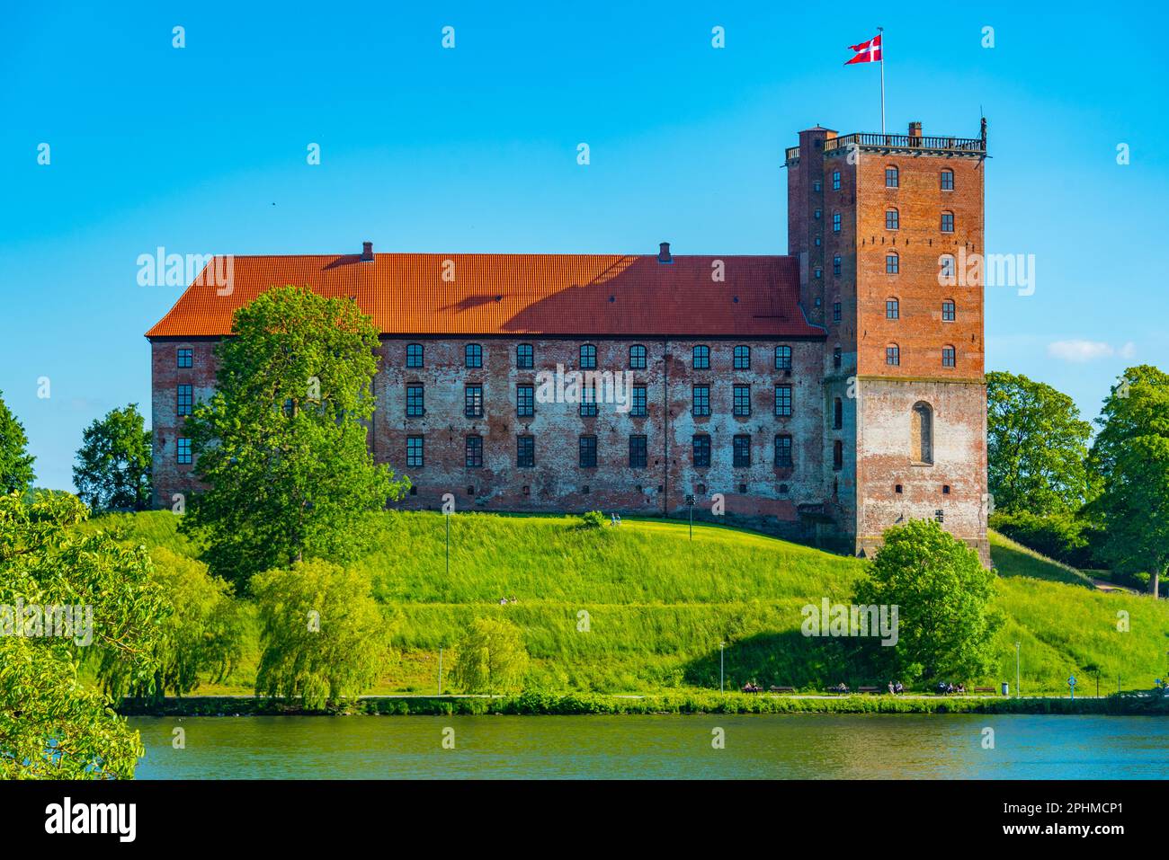 Koldinghus castle in Danish town Kolding. Stock Photo