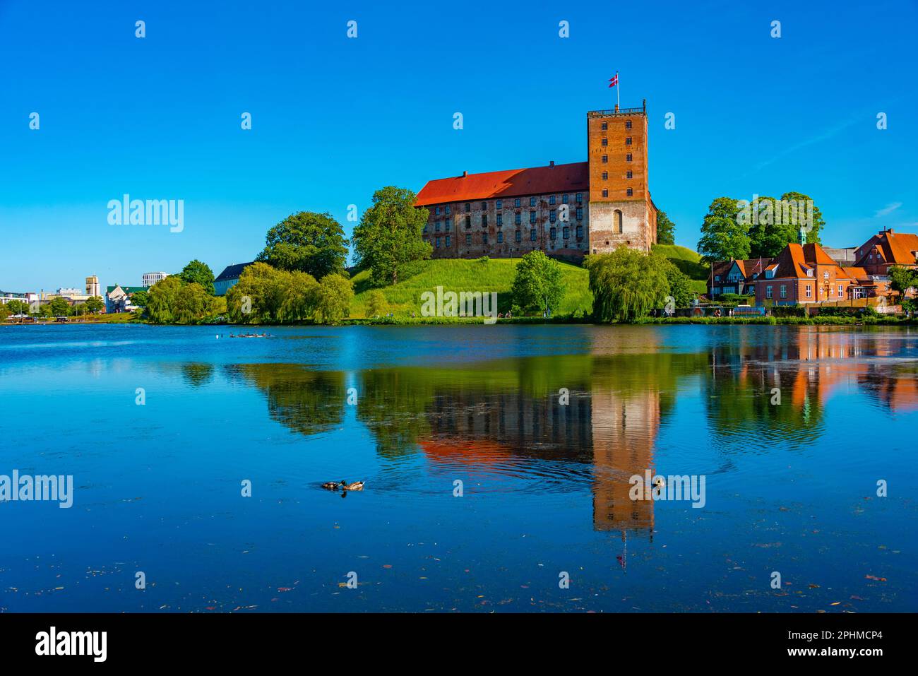 Koldinghus castle in Danish town Kolding. Stock Photo