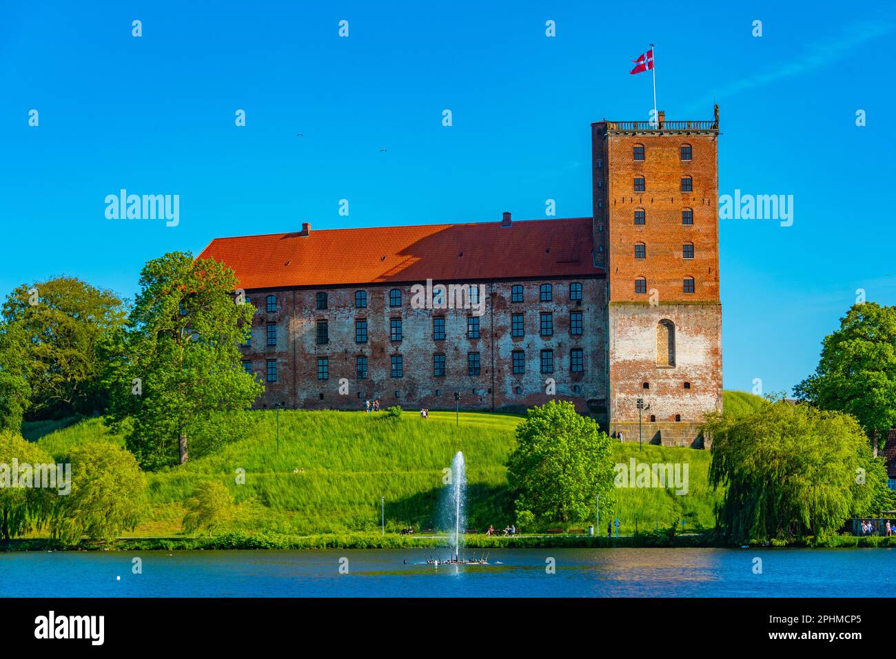 Koldinghus castle in Danish town Kolding. Stock Photo