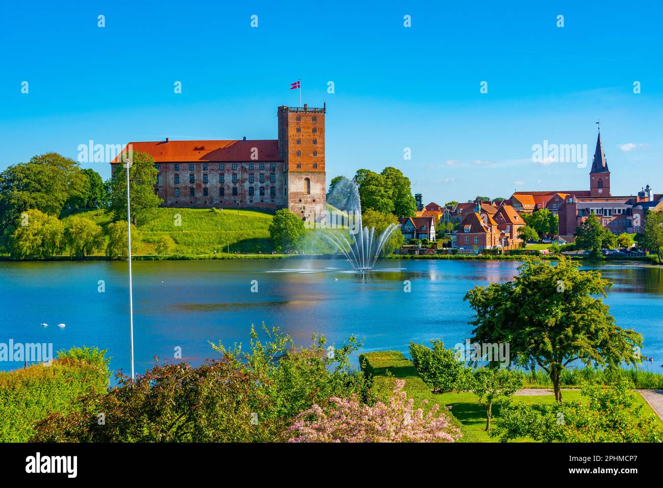 Koldinghus castle in Danish town Kolding. Stock Photo