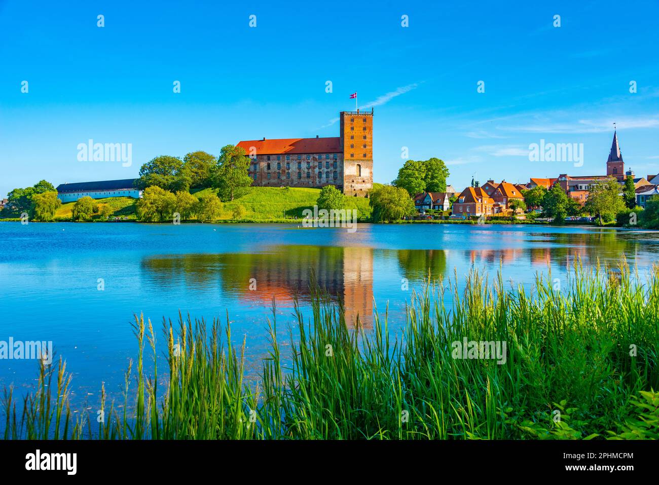 Koldinghus castle in Danish town Kolding. Stock Photo