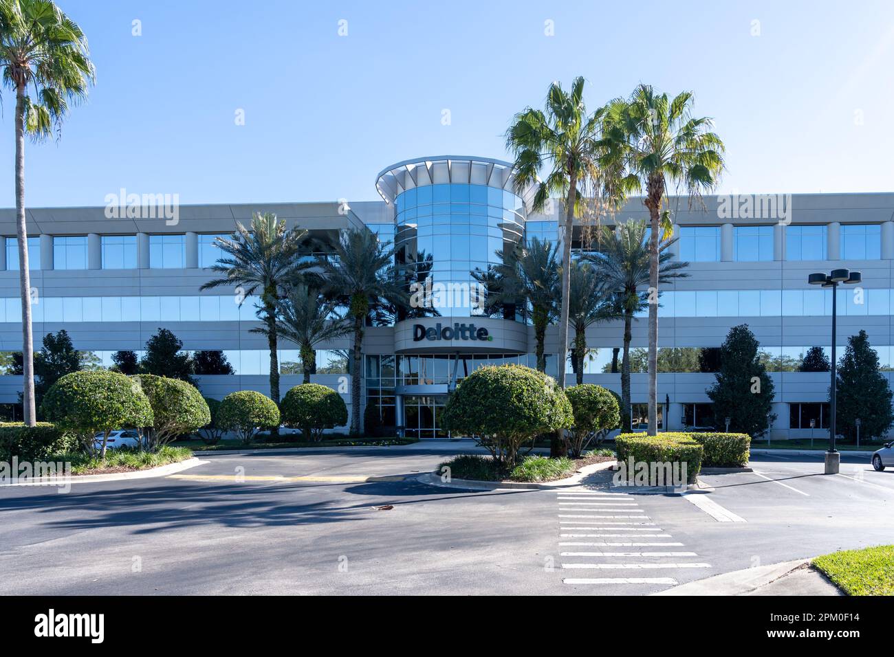 Deloitte Office building in Orlando, FL, USA. Stock Photo