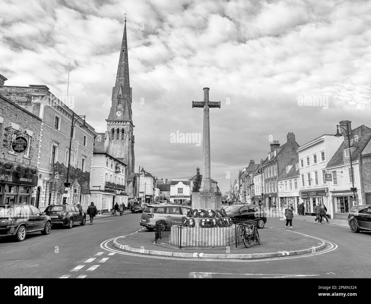 St Ives, Cambs, town centre Stock Photo - Alamy