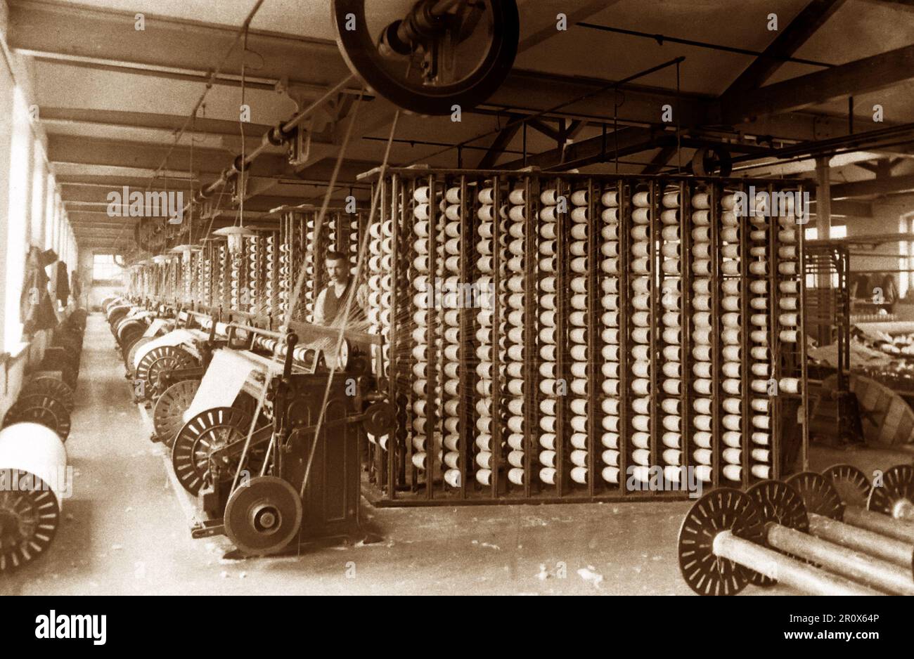 Queensgate Mill, Burnley, Lancashire, early 1900s Stock Photo