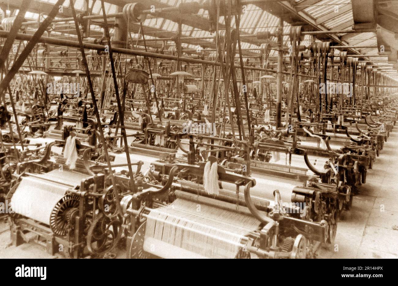 Queensgate Cotton Mill, Burnley, Lancashire, early 1900s Stock Photo