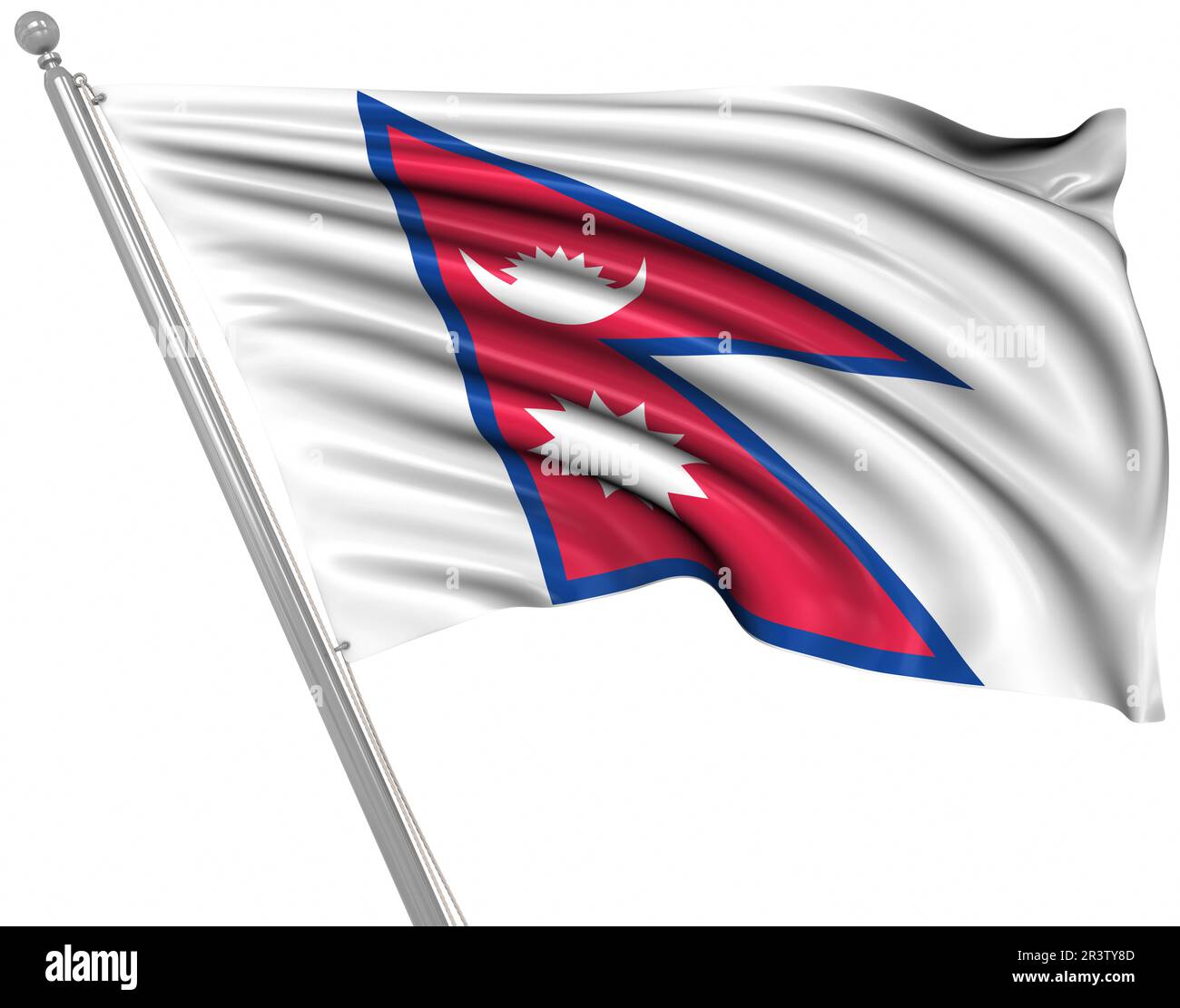 Flag of Nepal Stock Photo - Alamy