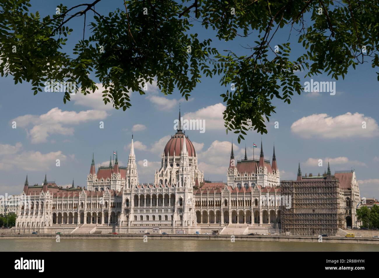 Parliament building, Danube river, Budapest, Hungary Stock Photo