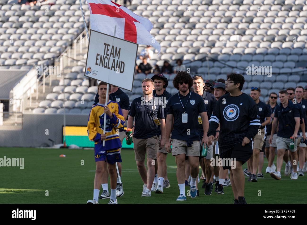 San Diego, USA. 21st June, 2023. Opening Ceremony for the 2023 World Lacrosse Men's Championship at Snapdragon Stadium. Credit: Ben Nichols/Alamy Live News Stock Photo