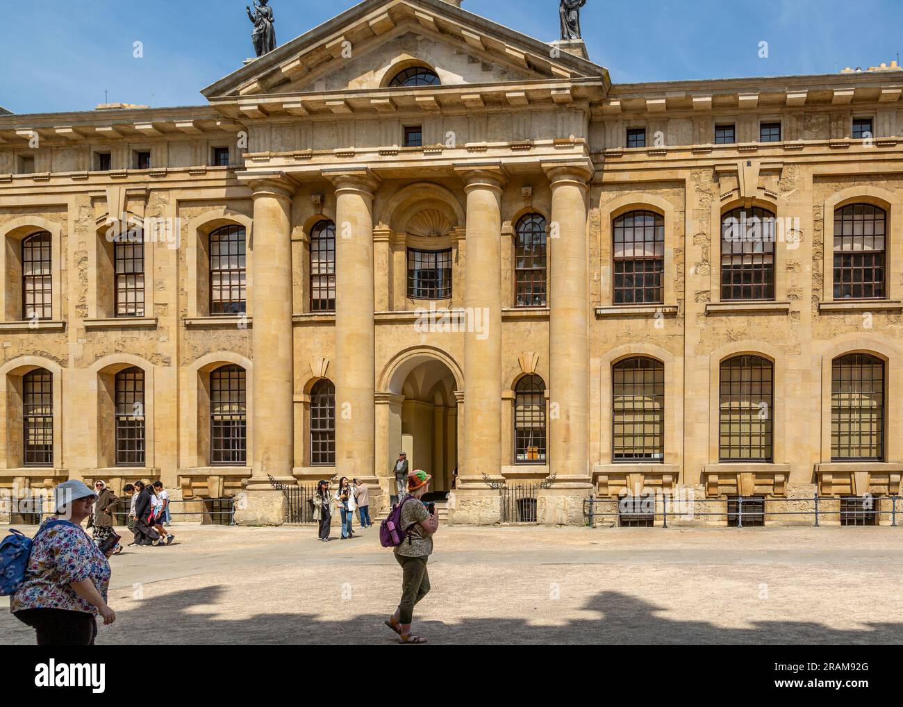 The Bodleian Weston Library, part of Oxford University. Stock Photo