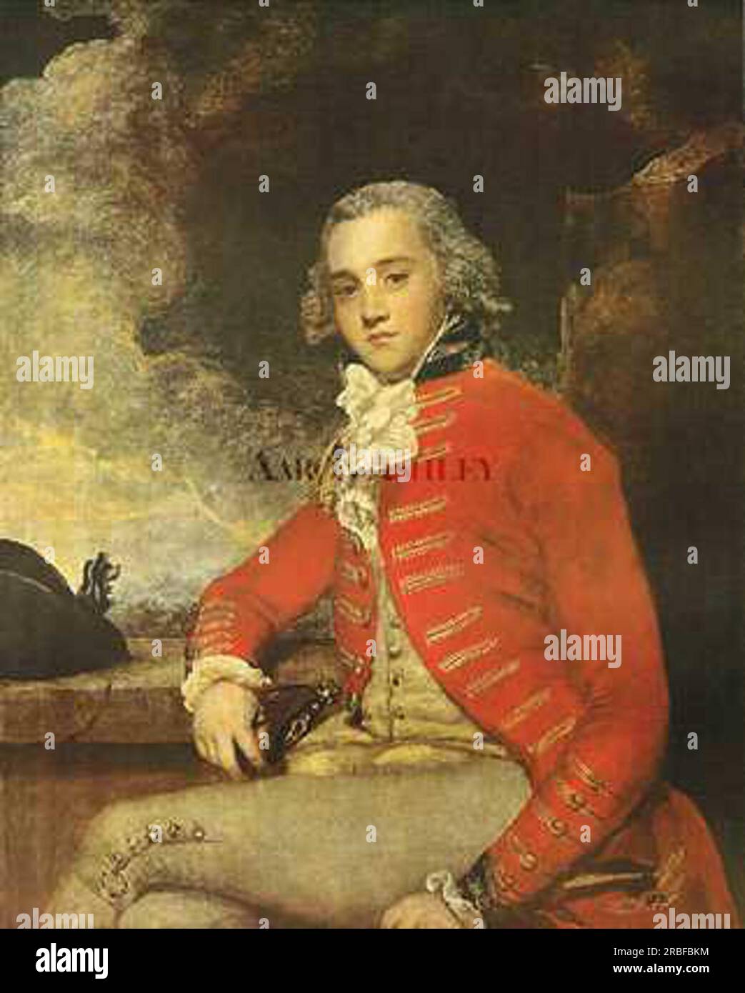 Captain Bligh by Joshua Reynolds Stock Photo