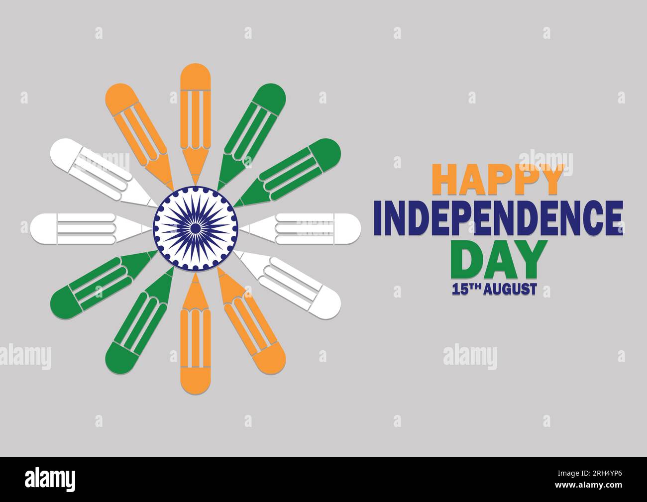 Vector illustration of a Background for Indian Happy Independence Day. 15th August. Suitable for greeting card, poster and banner. Salute India Stock Vector