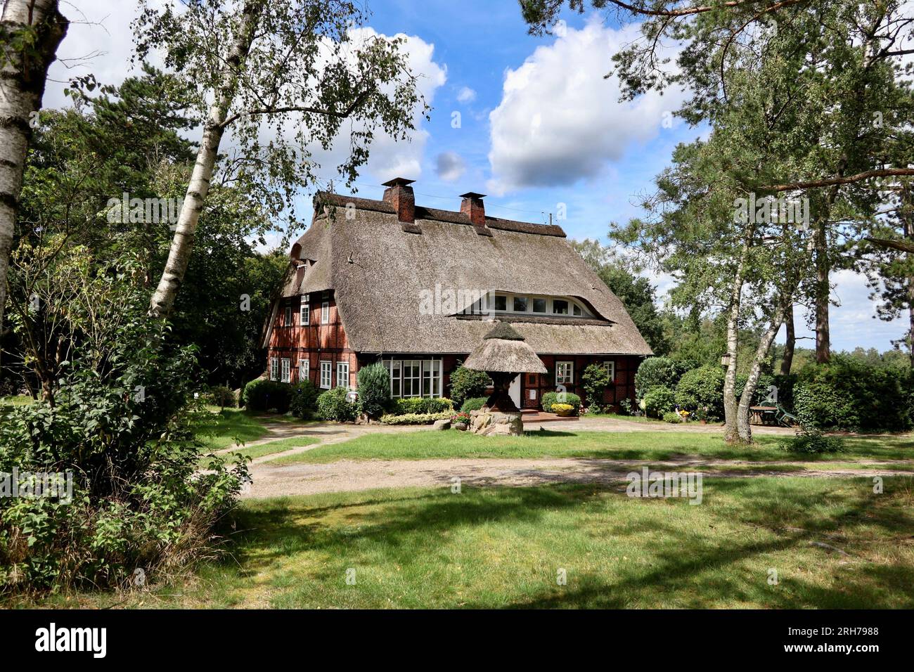 The Atelier de Bruycker at Höpenberg, Schneverdingen. Stock Photo