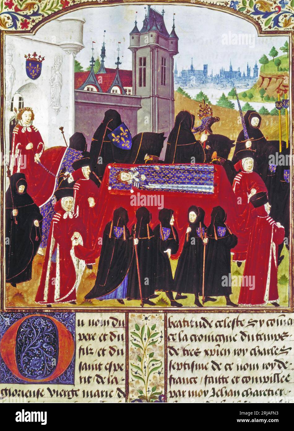 FUNERAL OF CHARLES VI OF FRANCE (1368-1422 Stock Photo - Alamy