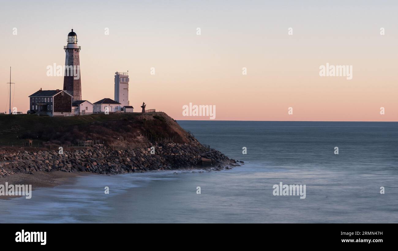 Montauk Light house Stock Photo