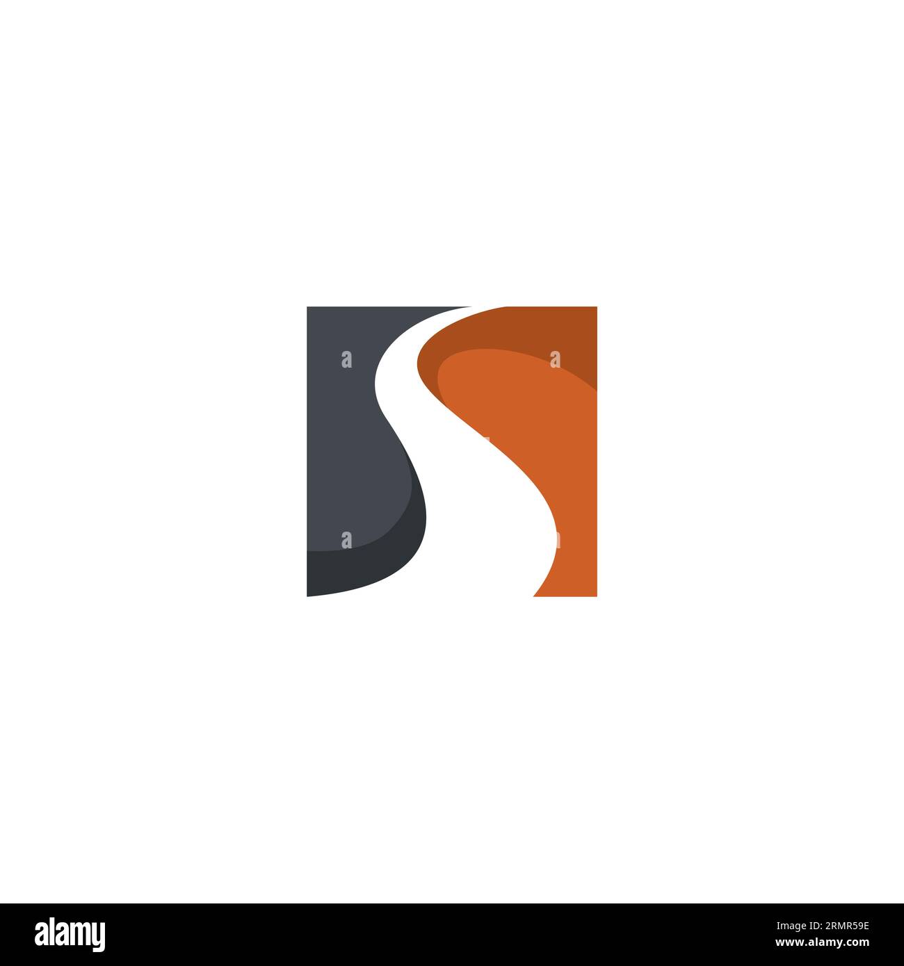 Letter S Abstract Logo Design. S Road Logo Stock Vector Image & Art - Alamy