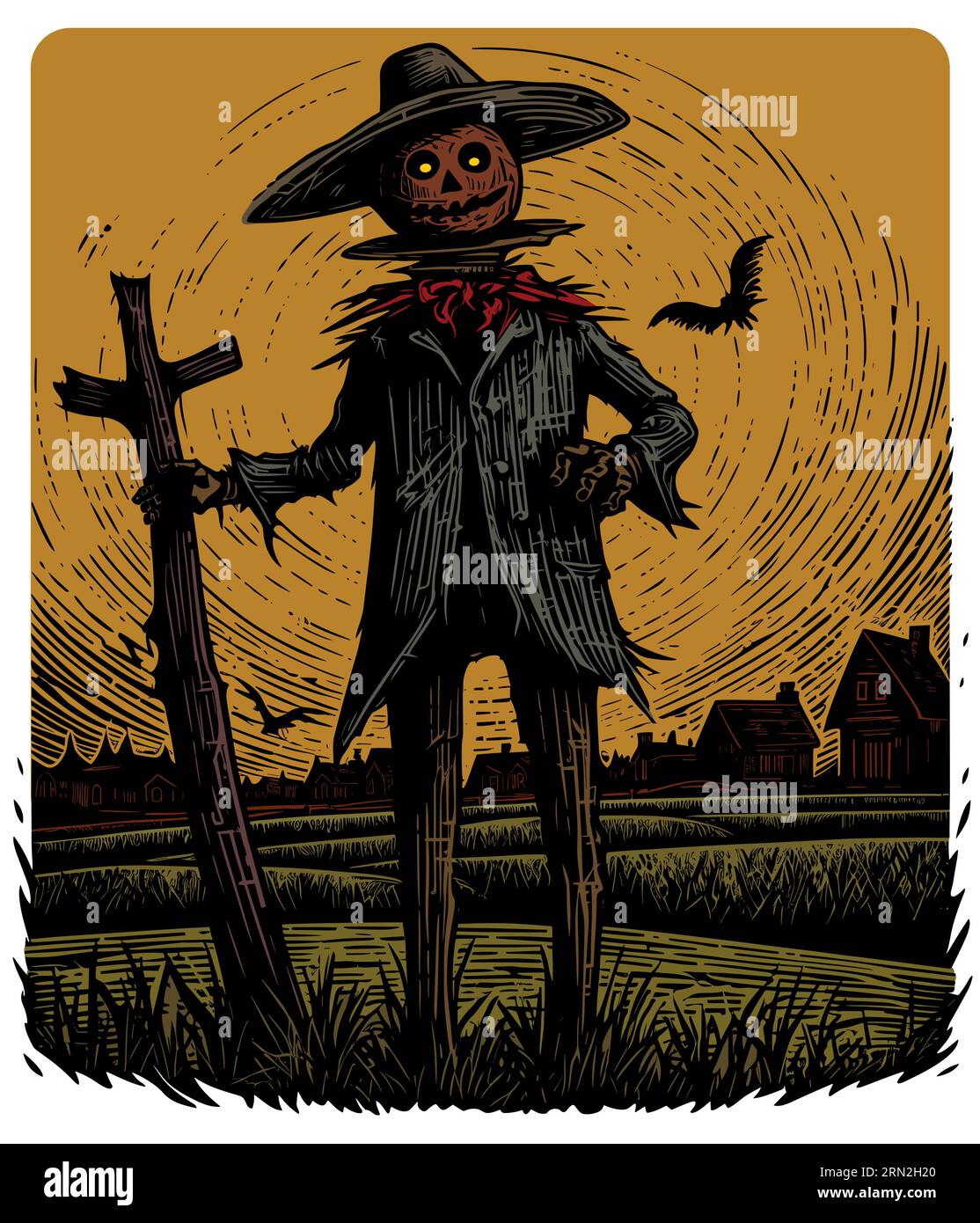 Dark Scarecrow Art