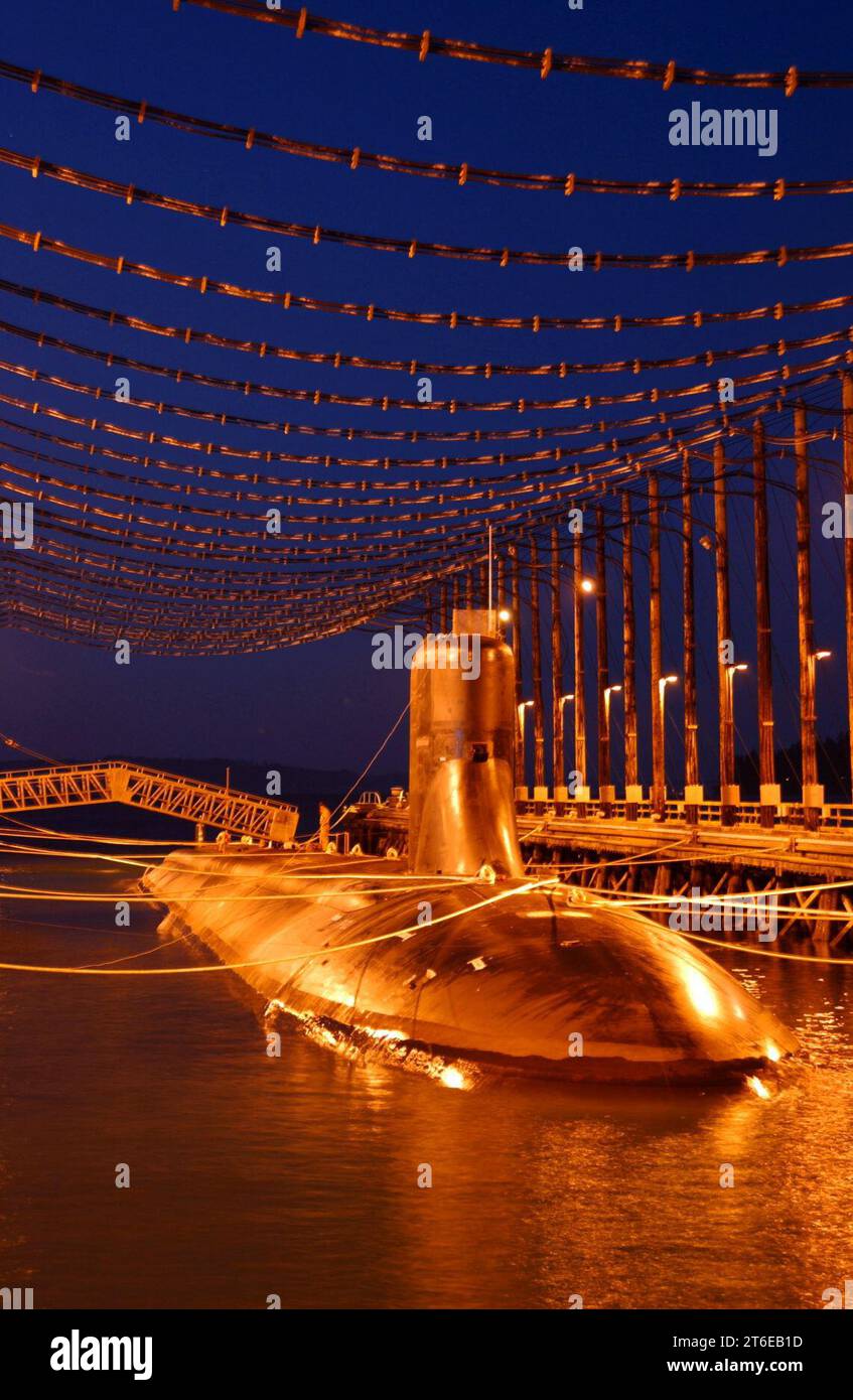 USS Jimmy Carter being depermed Stock Photo