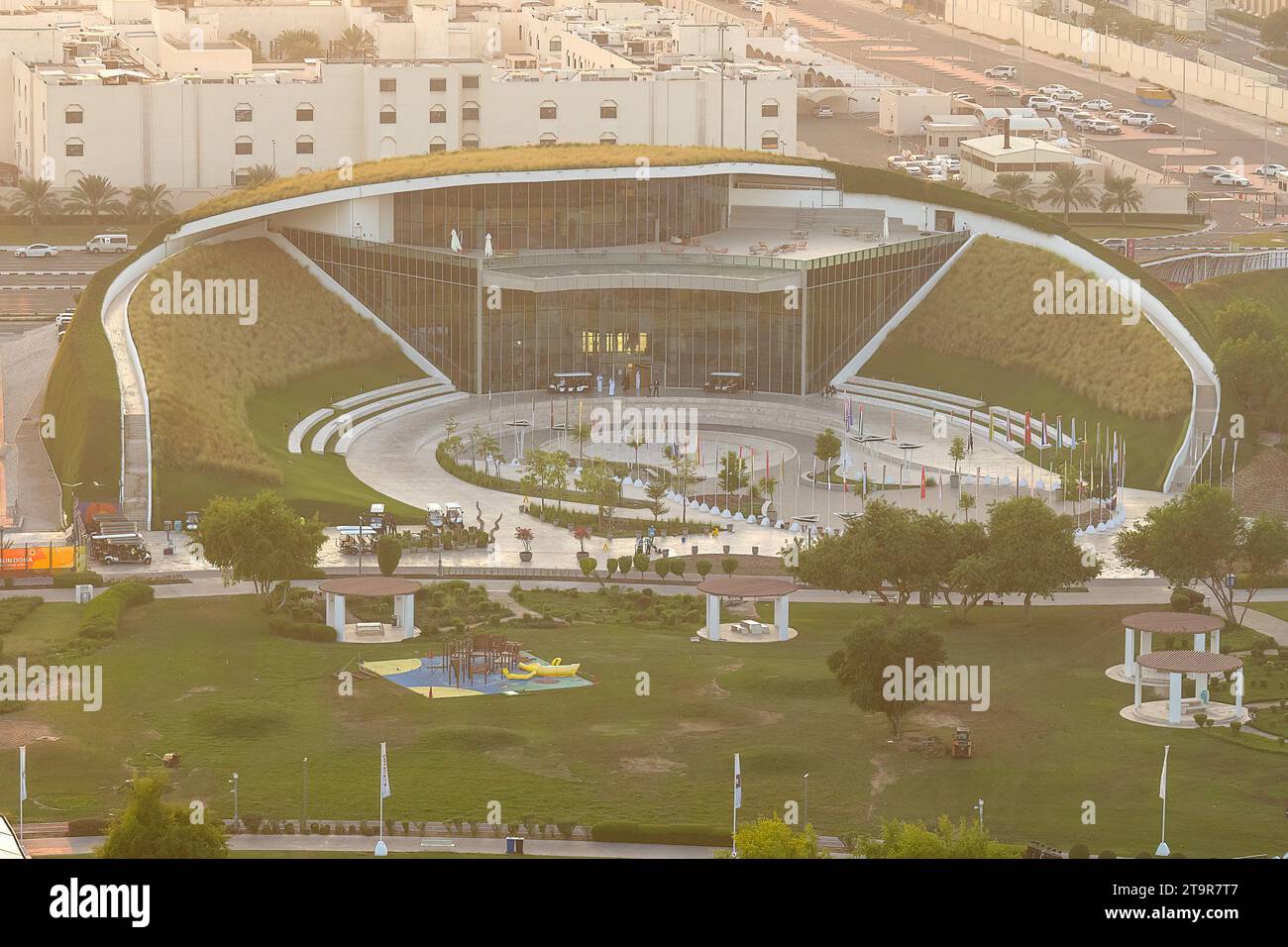 The international horticultural expo 2023 held in Bidda Park Doha Qatar Stock Photo