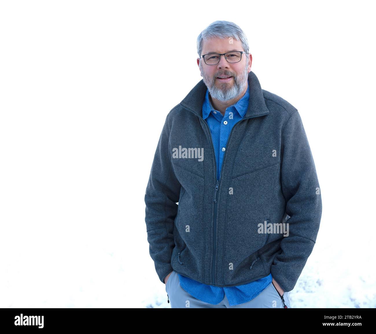 photographer Andreas von Mallinckrodt, 56 years old, smiling, standing ...