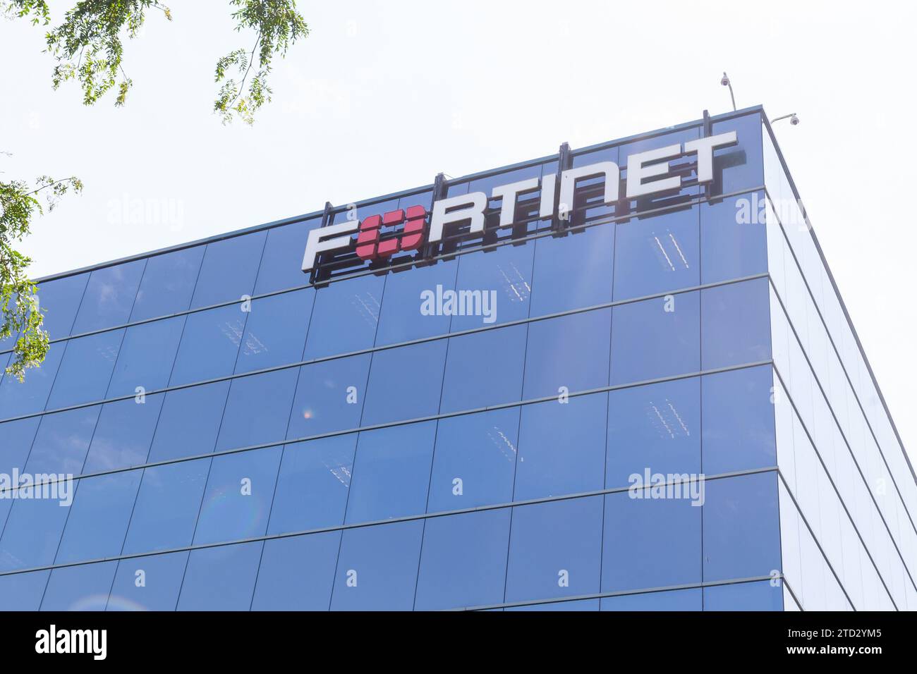 Fortinet office in Burnaby, BC, Canada Stock Photo