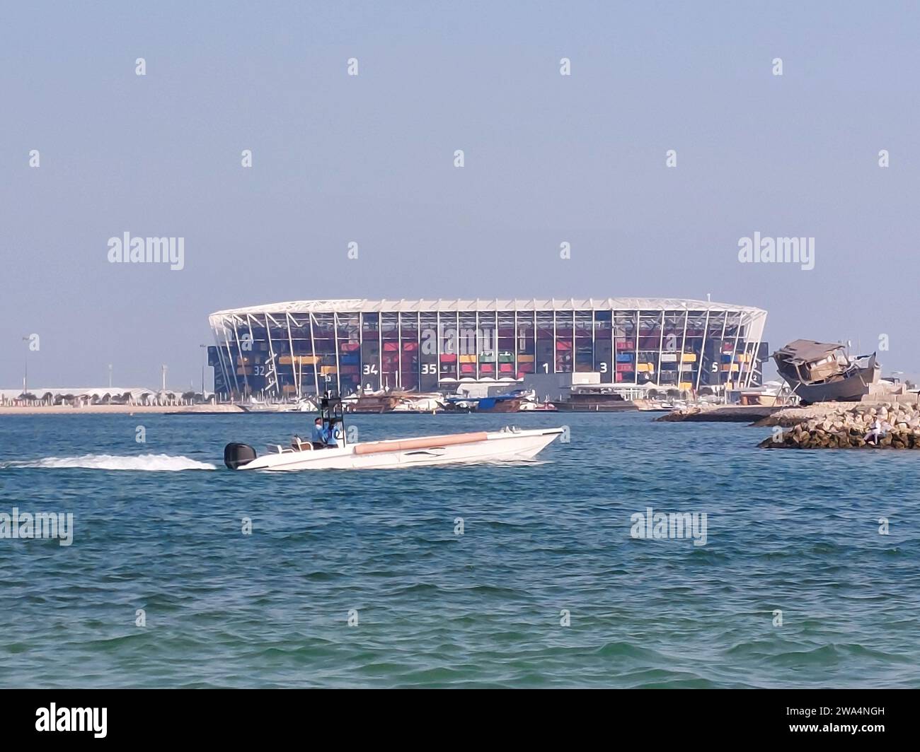 Doha world cup construction panoramic hi-res stock photography and ...