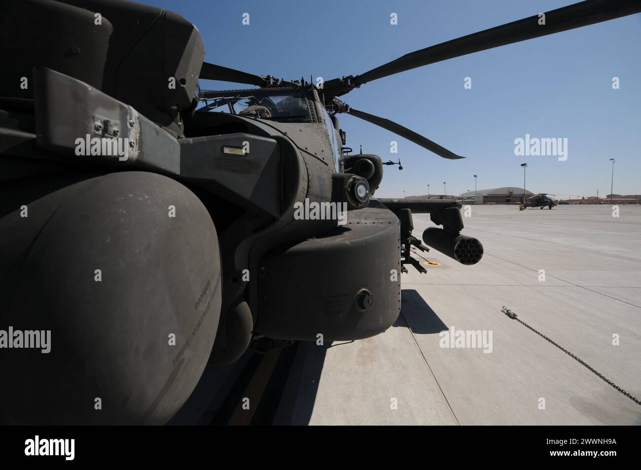 AH-64 Apache, Texas Stock Photo