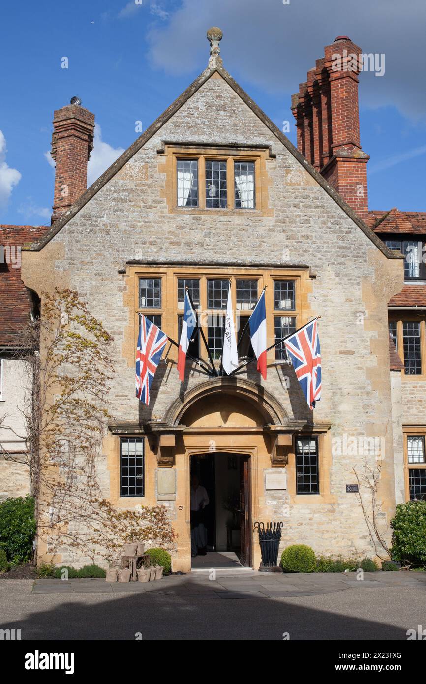 Le Manoir aux Quat Saisons restaurant in Great Milton, Oxfordshire in the United Kingdom Stock Photo