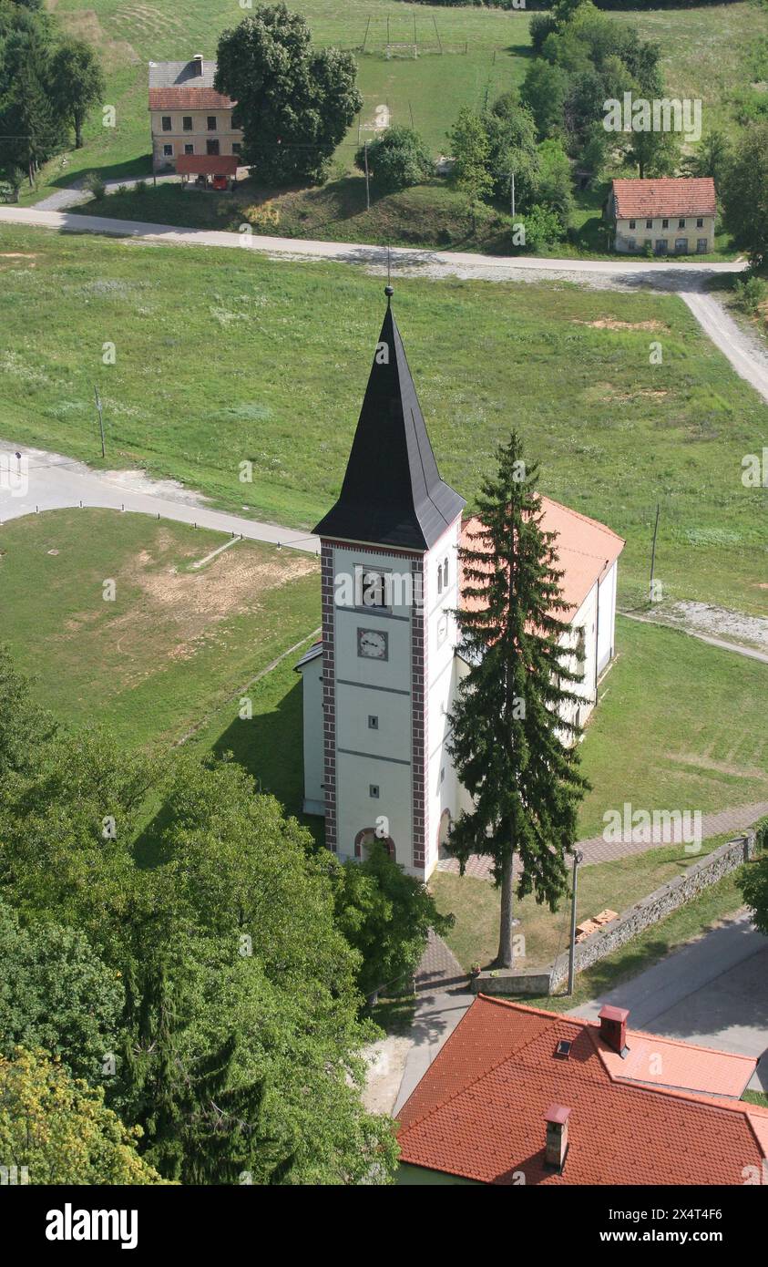 Saint Elijah parish church in Lipnik, Croatia Stock Photo