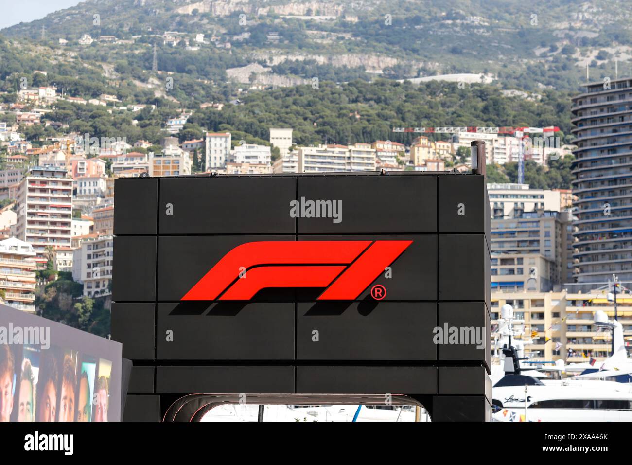 Monte Carlo, Principality of Monaco. May 26th 2024. Formula 1 Grand Prix de Monaco at the Circuit de Monaco in Monte Carlo. Pictured:  F1 logo    © Piotr Zajac/Alamy Live News Stock Photo